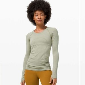 Lululemon Swiftly Tech Long Sleeve 2.0 in Rosemary Green / Green Fern